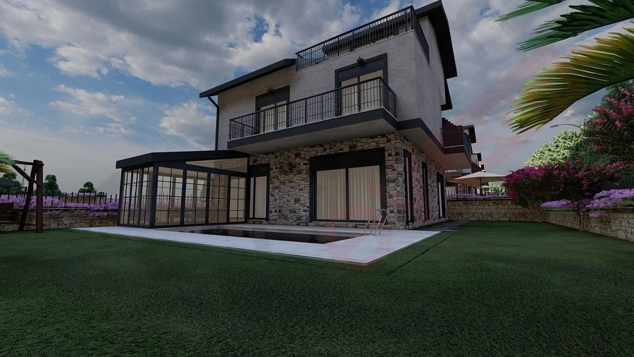 Deniz Manzaralı Kumburgaz'da Taş Mahal Villaları - Küçük Resim 2