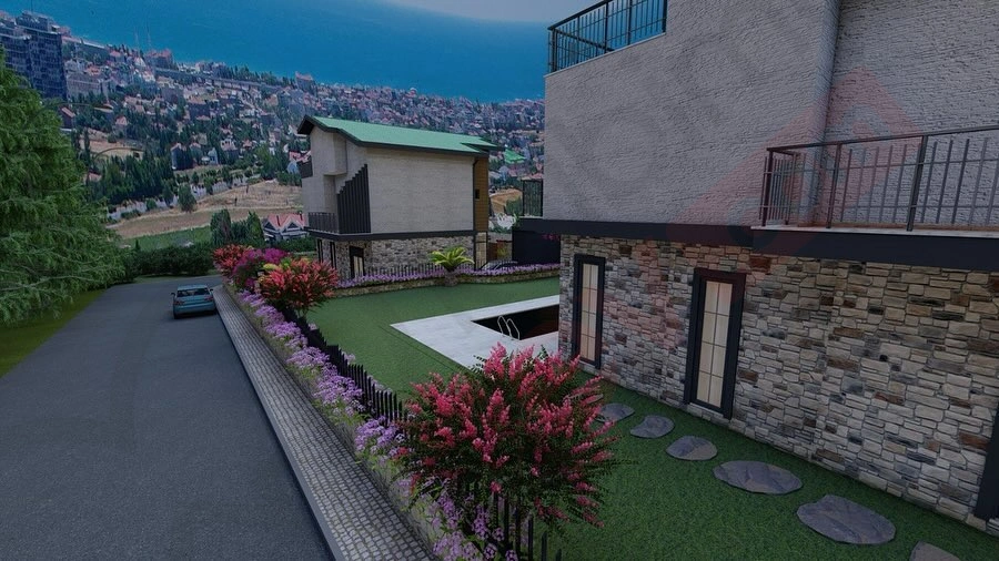 Deniz Manzaralı Kumburgaz'da Taş Mahal Villaları - Küçük Resim 3