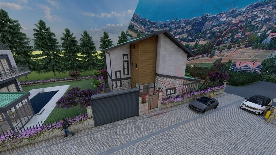 Deniz Manzaralı Kumburgaz'da Taş Mahal Villaları - Küçük Resim 4